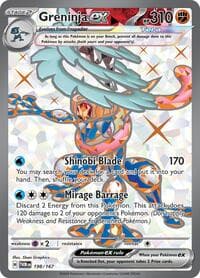 Greninja ex - SV06: Twilight Masquerade - Pokemon card