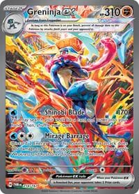 Greninja ex - SV06: Twilight Masquerade - Pokemon card