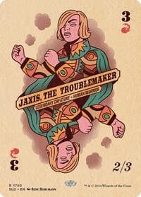 Jaxis, the Troublemaker - Secret Lair Drop Series - Magic: The Gathering card