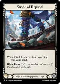 Stride of Reprisal - Blitz Deck: Part the Mistveil - Zen - Flesh and Blood TCG card