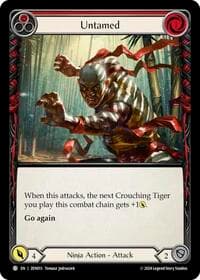 Untamed (Red) - Blitz Deck: Part the Mistveil - Zen - Flesh and Blood TCG card