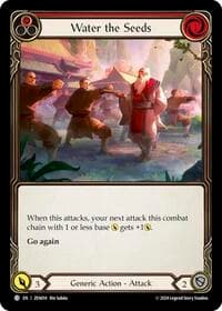 Water the Seeds (Red) - Blitz Deck: Part the Mistveil - Zen - Flesh and Blood TCG card