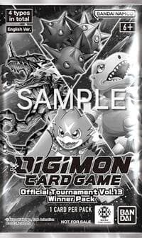Official Tournament Vol.13 Winner Pack - Digimon Promotion Cards - Digimon Card Game card