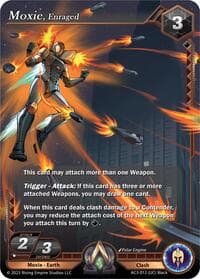 Moxie, Enraged - Unrivaled - Alpha Clash card