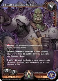 Trugg, Supporting the Cause - Unrivaled - Alpha Clash card