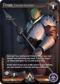 Trugg, Unusual Assistant - Unrivaled - Alpha Clash card