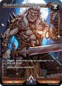Shadowforged Talisman - Unrivaled - Alpha Clash card
