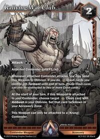 Rallying War Club - Unrivaled - Alpha Clash card
