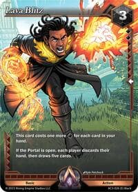Lava Blitz - Unrivaled - Alpha Clash card