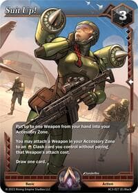 Suit Up! - Unrivaled - Alpha Clash card