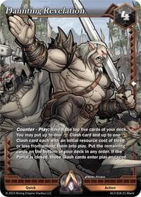 Daunting Revelation - Unrivaled - Alpha Clash card