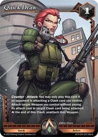 Quick Draw - Unrivaled - Alpha Clash card