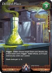 Defiled Place - Unrivaled - Alpha Clash card