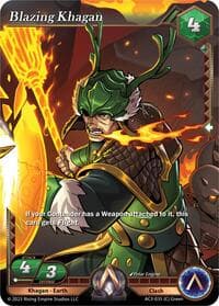 Blazing Khagan - Unrivaled - Alpha Clash card