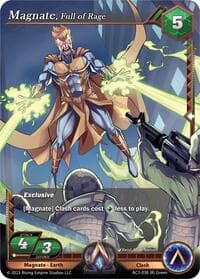 Magnate, Full of Rage - Unrivaled - Alpha Clash card