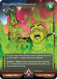 Dreadful Decimation - Unrivaled - Alpha Clash card