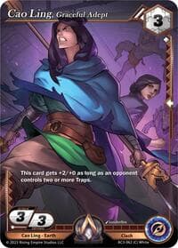 Cao Ling, Graceful Adept - Unrivaled - Alpha Clash card