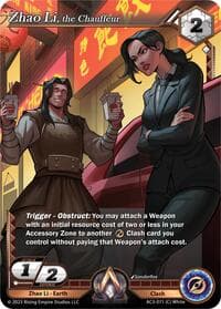Zhao Li, the Chauffeur - Unrivaled - Alpha Clash card