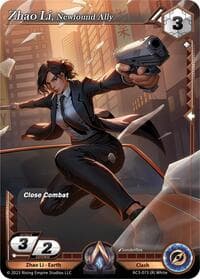 Zhao Li, Newfound Ally - Unrivaled - Alpha Clash card