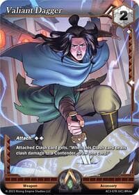Valiant Dagger - Unrivaled - Alpha Clash card