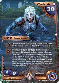 LINN, Rogue Agent - Unrivaled - Alpha Clash card