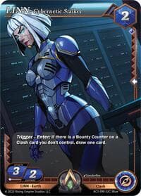 LINN, Cybernetic Stalker - Unrivaled - Alpha Clash card