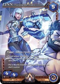 LINN, Turning the Tides - Unrivaled - Alpha Clash card