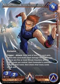 Mean-Streak, Quicker than Quick - Unrivaled - Alpha Clash card