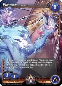 Plasmax, Enforcer - Unrivaled - Alpha Clash card