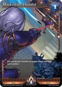 Mark of the Hunted - Unrivaled - Alpha Clash card