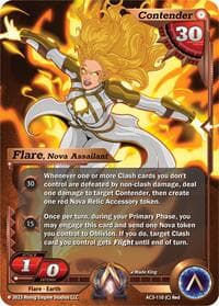 Flare, Nova Assailant - Unrivaled - Alpha Clash card