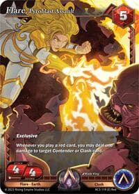 Flare, Pyroblast Assault - Unrivaled - Alpha Clash card