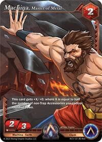 Machina, Master of Metal - Unrivaled - Alpha Clash card
