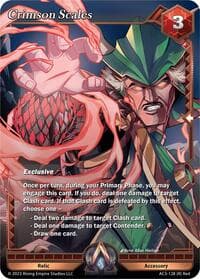 Crimson Scales - Unrivaled - Alpha Clash card