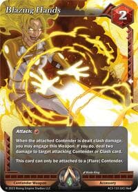 Blazing Hands - Unrivaled - Alpha Clash card