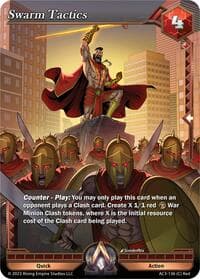 Swarm Tactics - Unrivaled - Alpha Clash card