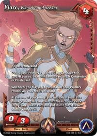 Flare, Flamebound Seeker - Unrivaled - Alpha Clash card