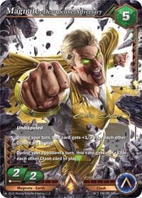 Magnate, Destructive Adversary (Iconic Rare) - Unrivaled - Alpha Clash card