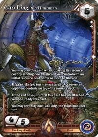 Cao Ling, the Huntsman (Iconic Rare) - Unrivaled - Alpha Clash card