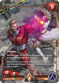 Torque, Fury's Embrace (Iconic Rare) - Unrivaled - Alpha Clash card