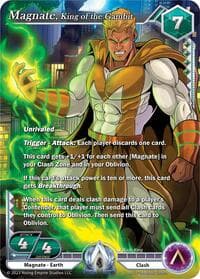Magnate, King of the Gambit (Alpha Rare) - Unrivaled - Alpha Clash card