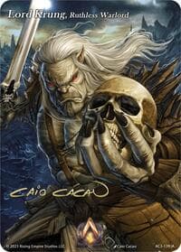 Lord Krung, Ruthless Warlord (Iconic Art) - Unrivaled - Alpha Clash card
