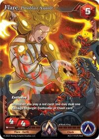 Flare, Pyroblast Assault (Team Covenant Promo) - Unrivaled - Alpha Clash card
