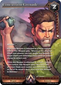 Concussion Grenade - Unrivaled - Alpha Clash card