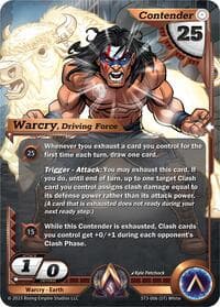 Warcry, Driving Force - Unrivaled - Alpha Clash card