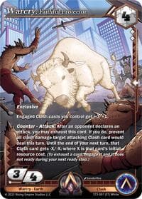 Warcry, Faithful Protector - Unrivaled - Alpha Clash card