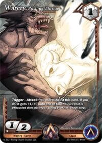 Warcry, Pushing Through - Unrivaled - Alpha Clash card