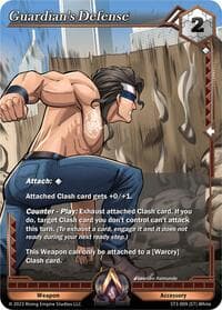 Guardian's Defense - Unrivaled - Alpha Clash card