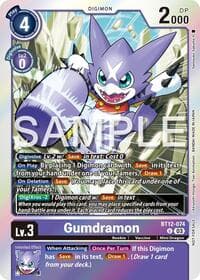 Gumdramon - BT12-074 (Official Tournament Vol.13 Winner Pack) - Across Time - Digimon Card Game card