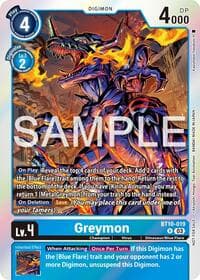 Greymon - BT10-019 (Official Tournament Vol.13 Winner Pack) - Xros Encounter - Digimon Card Game card